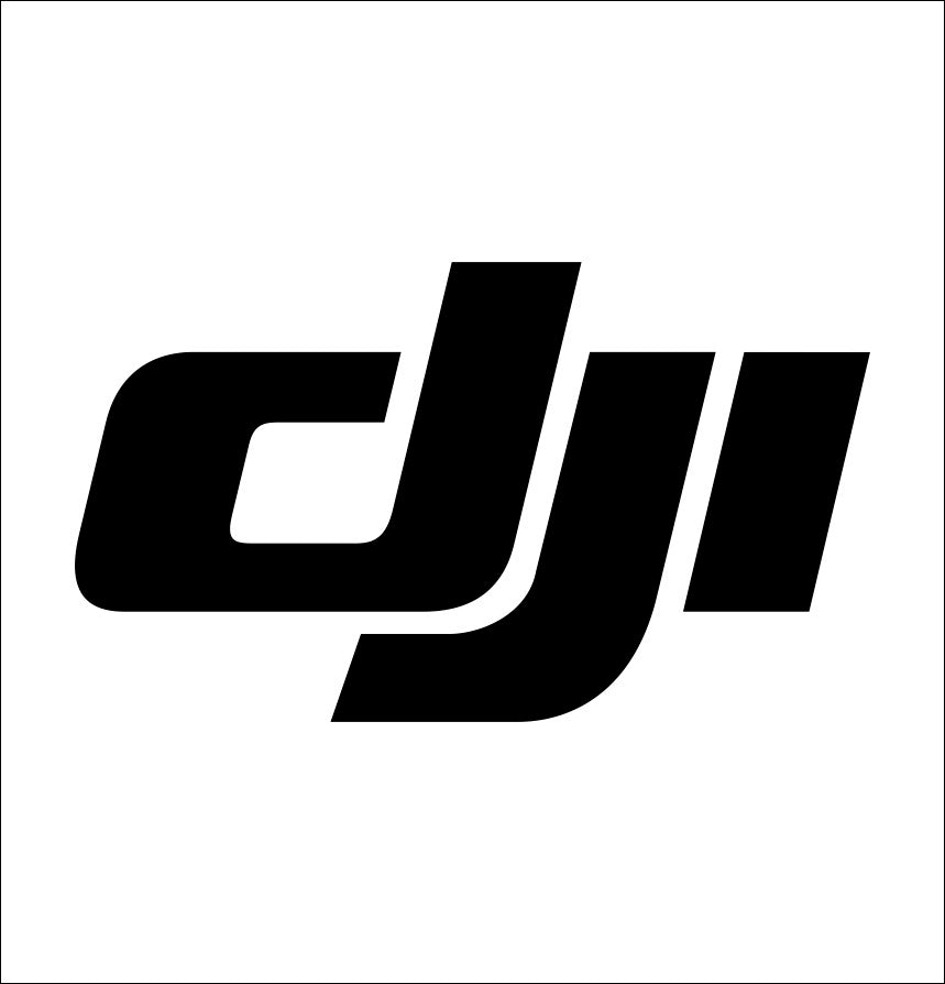 DJI decal, sticker, ski snowboard decal