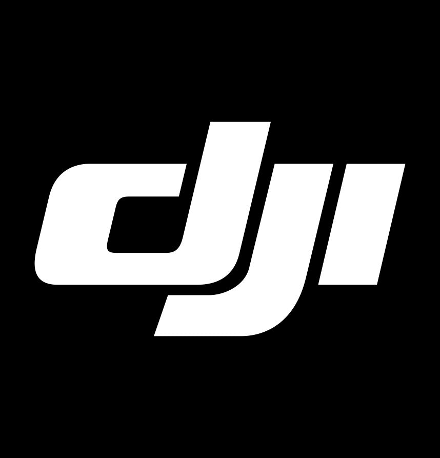 DJI decal, sticker, ski snowboard decal