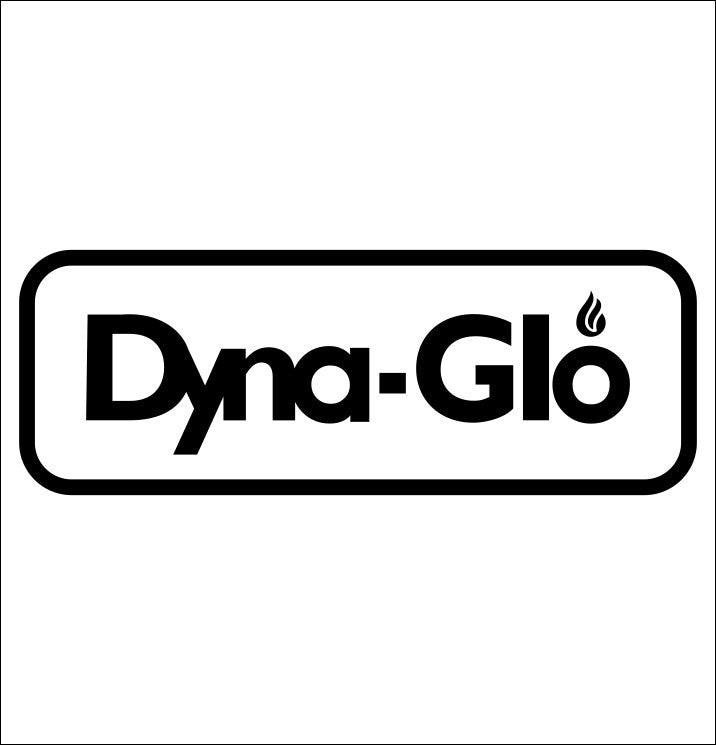 Dyna Glo decal, barbecue, smoker decals, car decal