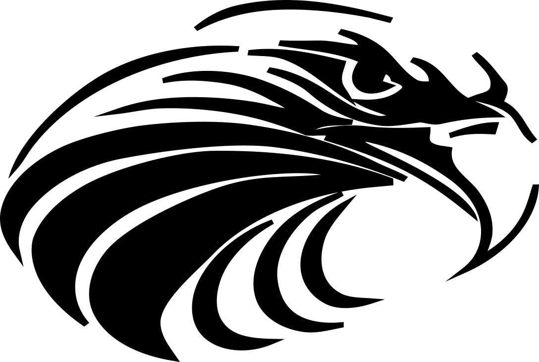 eagle 3 flaming animal decal - North 49 Decals