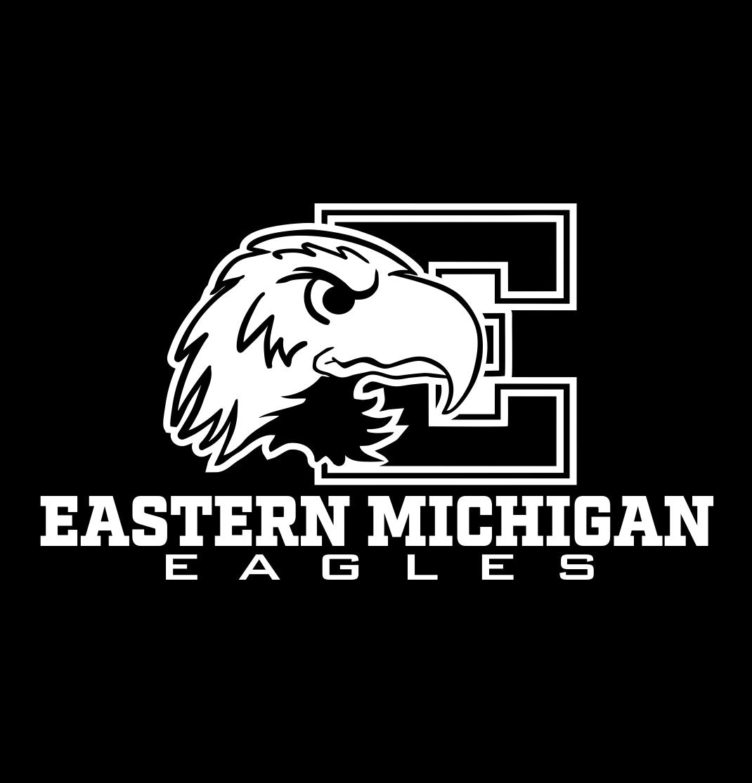 Eastern Michigan Eagles decal, car decal sticker, college football