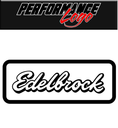 Edelbrock decal performance decal sticker