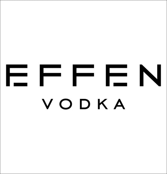 Effen decal, vodka decal, car decal, sticker