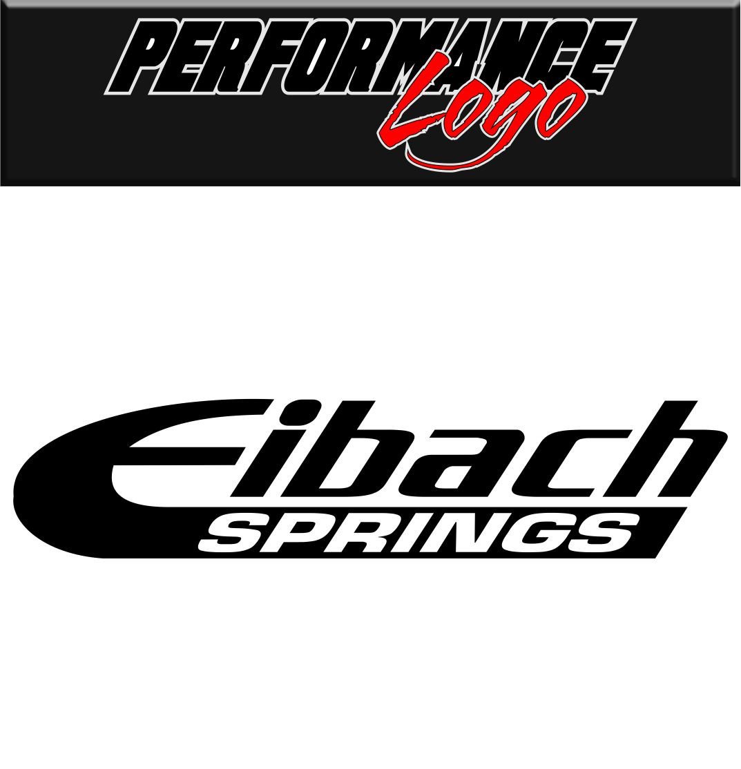 Eibach Springs decal performance decal sticker