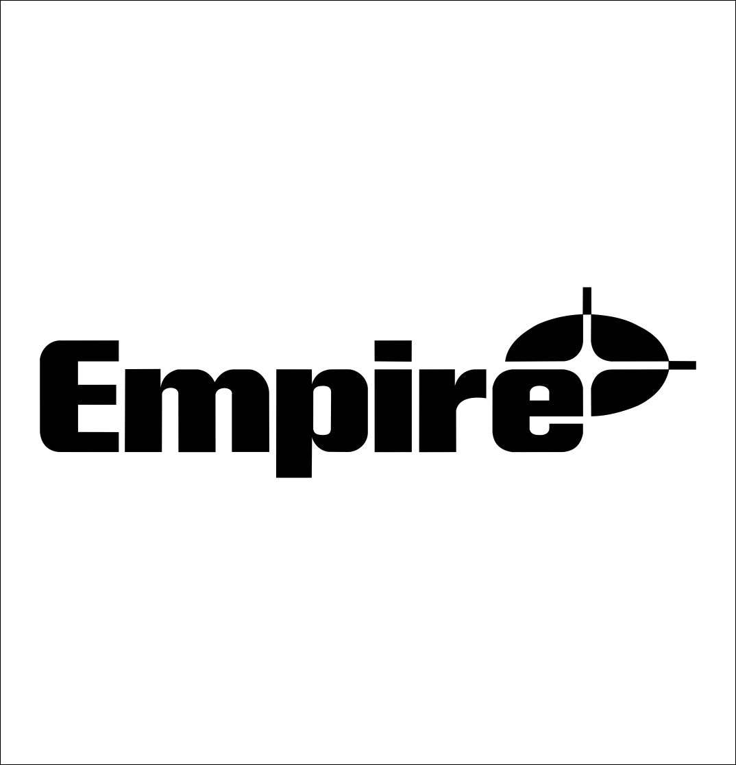 empire level decal, car decal sticker