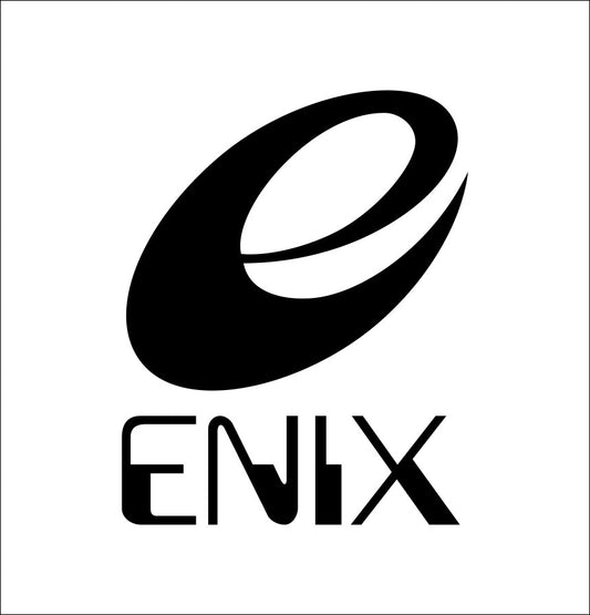 Enix decal, video game decal, sticker, car decal