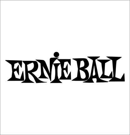 Ernie Ball decal, music instrument decal, car decal sticker