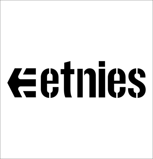 Etnies decal, skateboarding decal, car decal sticker