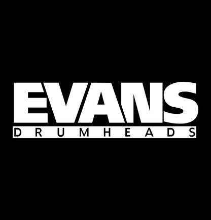 Evans Drumheads decal, music instrument decal, car decal sticker