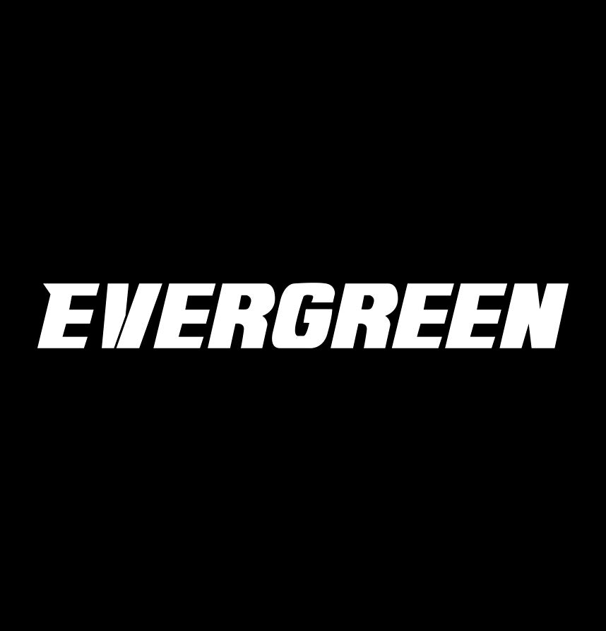 evergreen decal, performance car decal sticker