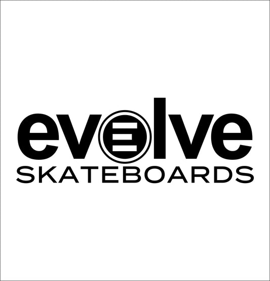 Evolve Skateboards decal, skateboarding decal, car decal sticker