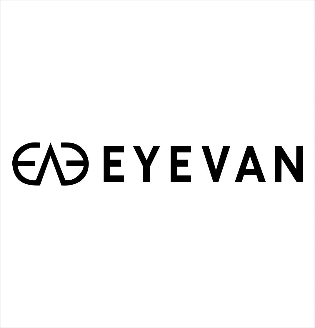 Eyevan decal, car decal sticker