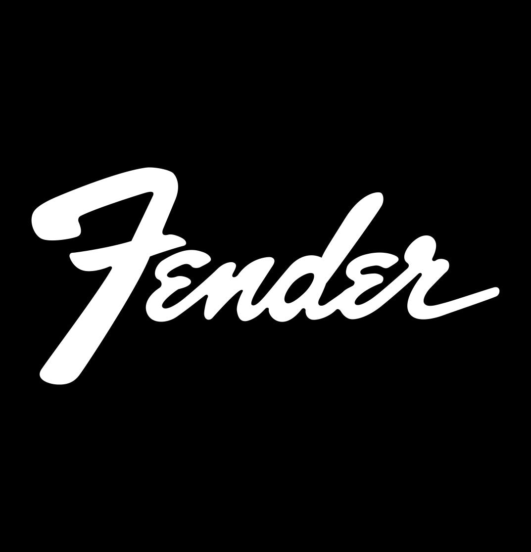 Fender decal, music instrument decal, car decal sticker