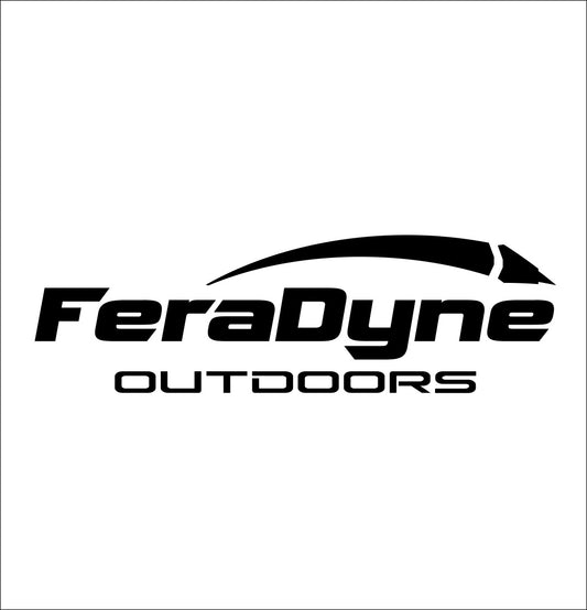 feradyne outdoors decal, car decal sticker