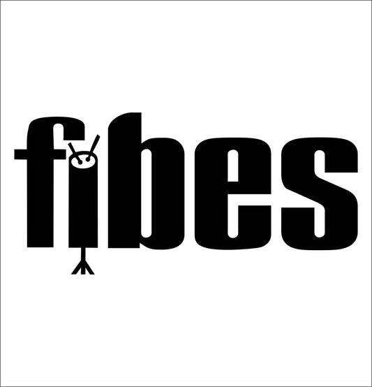 Fibes decal, music instrument decal, car decal sticker