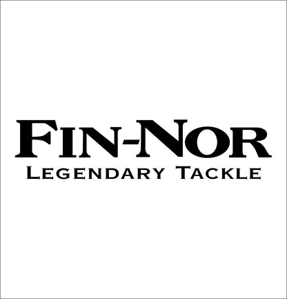 Fin-Nor decal, fishing hunting car decal sticker