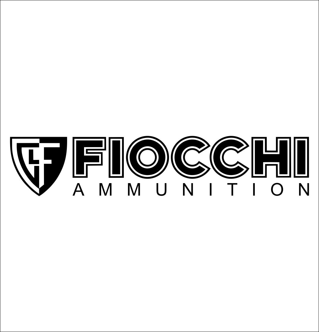 Fiocchi decal, firearm decal, car decal sticker