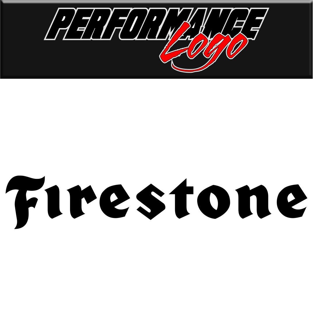 Firestone decal performance decal sticker