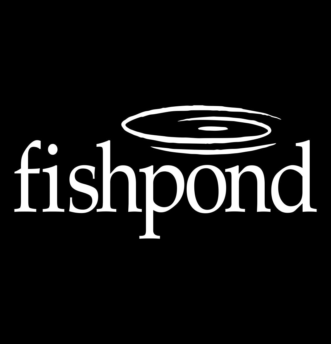 fishpond decal, fishing hunting car decal sticker