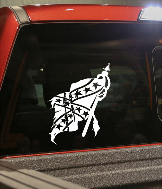 Redneck flag 1 redneck decal - North 49 Decals