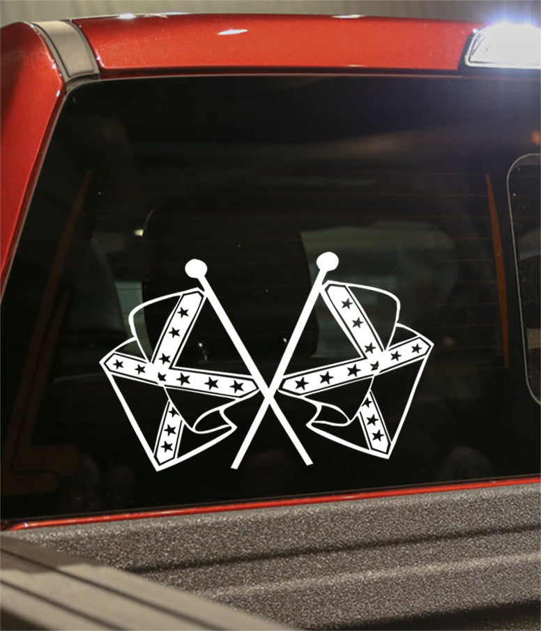 Redneck flag 2 redneck decal - North 49 Decals