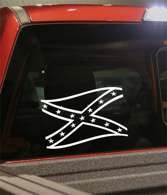 Redneck flag 3 redneck decal - North 49 Decals