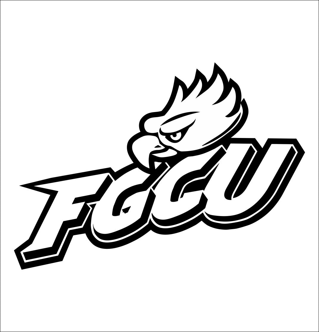 Florida Gulf Coast Eagles decal, car decal sticker, college football