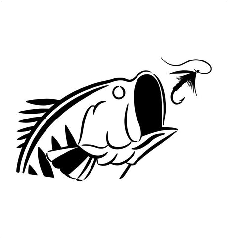 SignMission 5 in. Bass Fish World of Vinyl Decal Stickers Sign, Pack of  3, 1 - Pick 'n Save