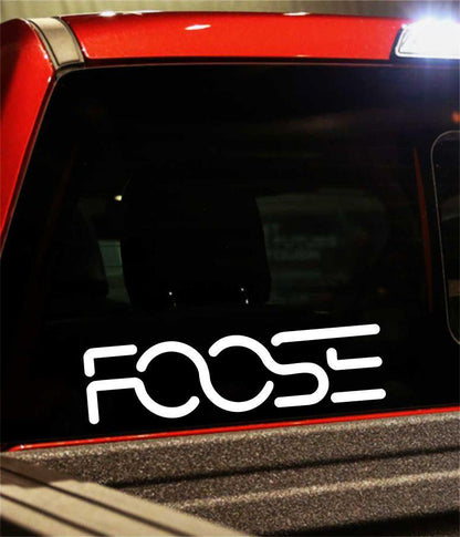 foose performance logo decal - North 49 Decals