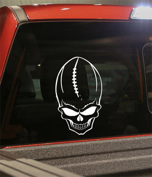 football sport skull decal - North 49 Decals