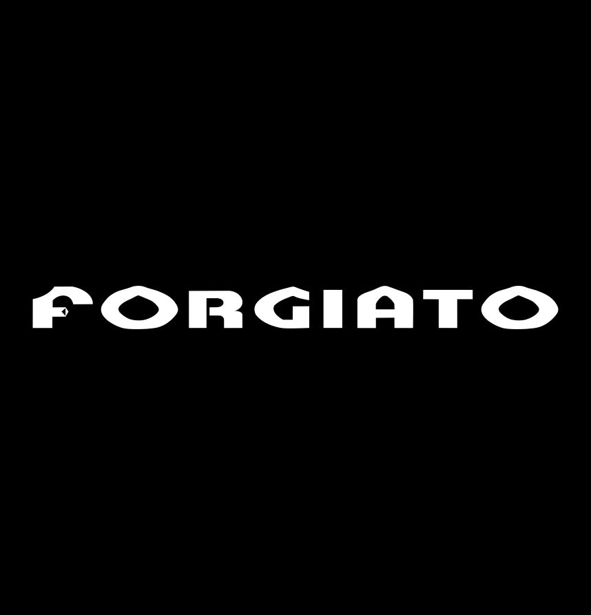 Forgiato decal, performance car decal sticker