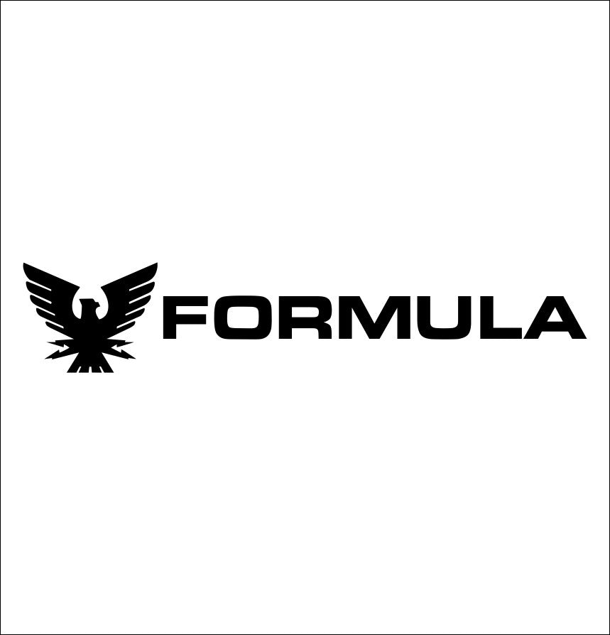 Formula Boats decal, fishing hunting car decal sticker