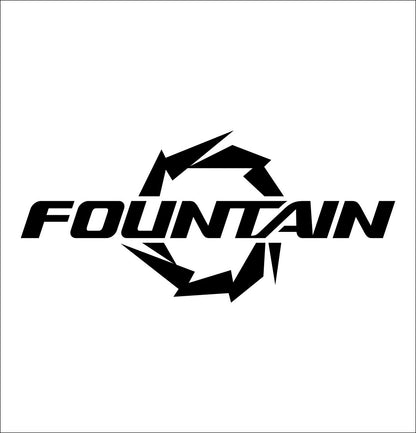 Fountain Boats decal, sticker, hunting fishing decal