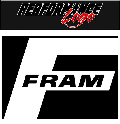 Fram decal performance decal sticker