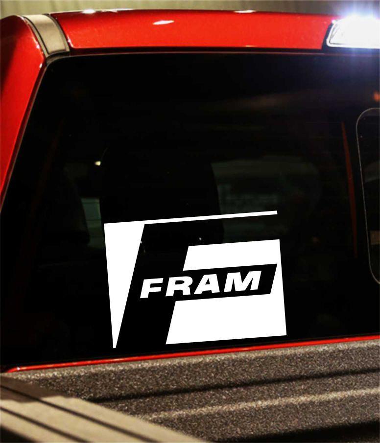 fram performance logo decal - North 49 Decals