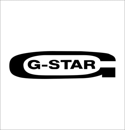 G Star decal, car decal sticker