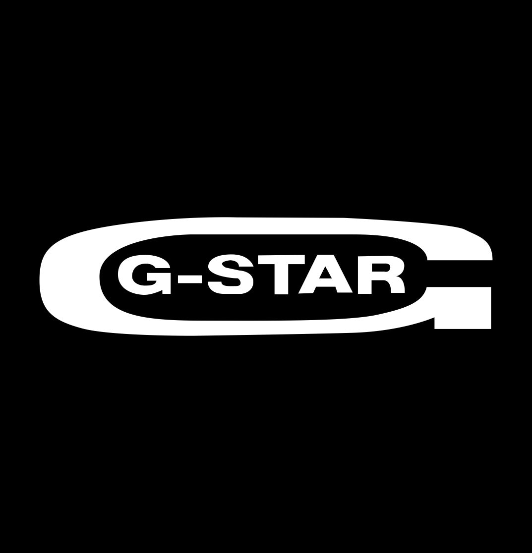 G Star decal, car decal sticker