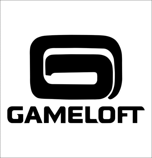 Gameloft decal, video game decal, sticker, car decal