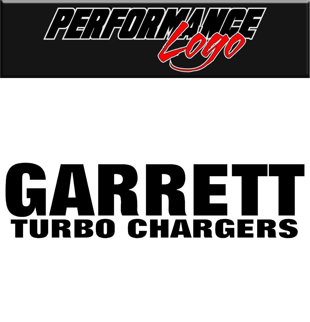 garrett turbo chargers decal performance decal sticker - North 49 Decals