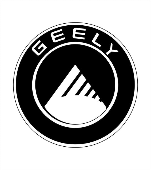 Geely decal, sticker, car decal