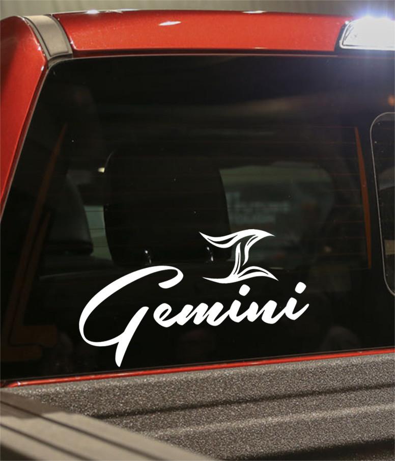 gemini 1 zodiac decal - North 49 Decals