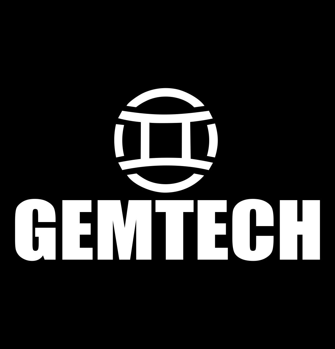 Gemtech decal, firearm decal, car decal sticker