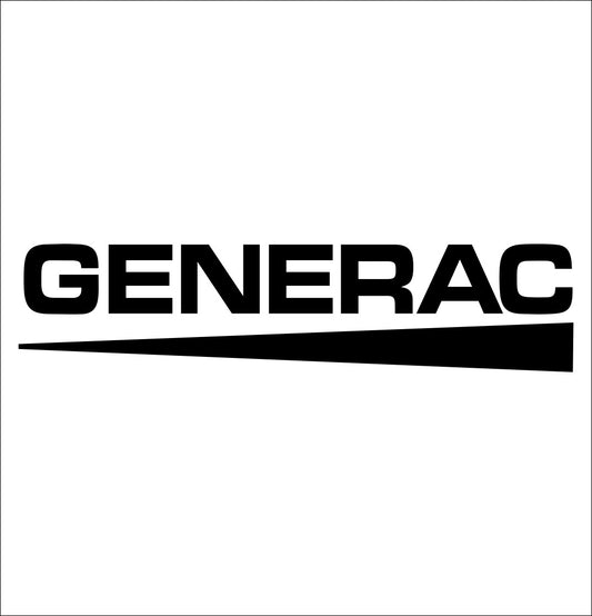 Generac decal, car decal sticker