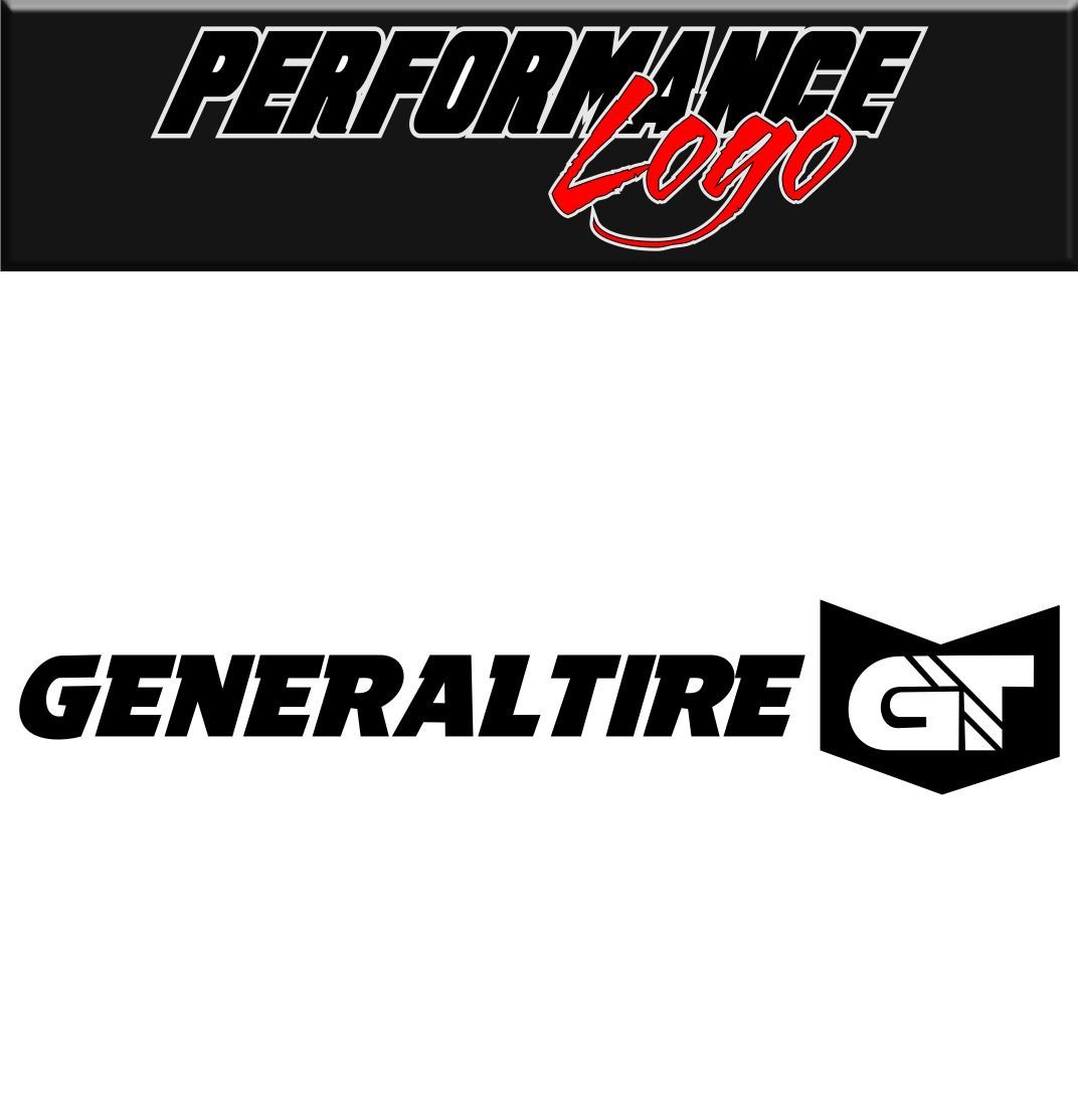 General Tire decal performance decal sticker - North 49 Decals