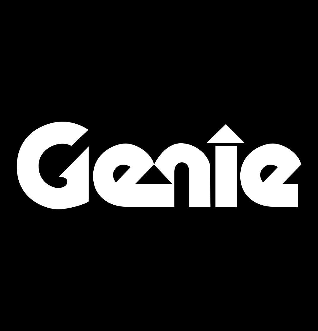 Genie decal, car decal sticker