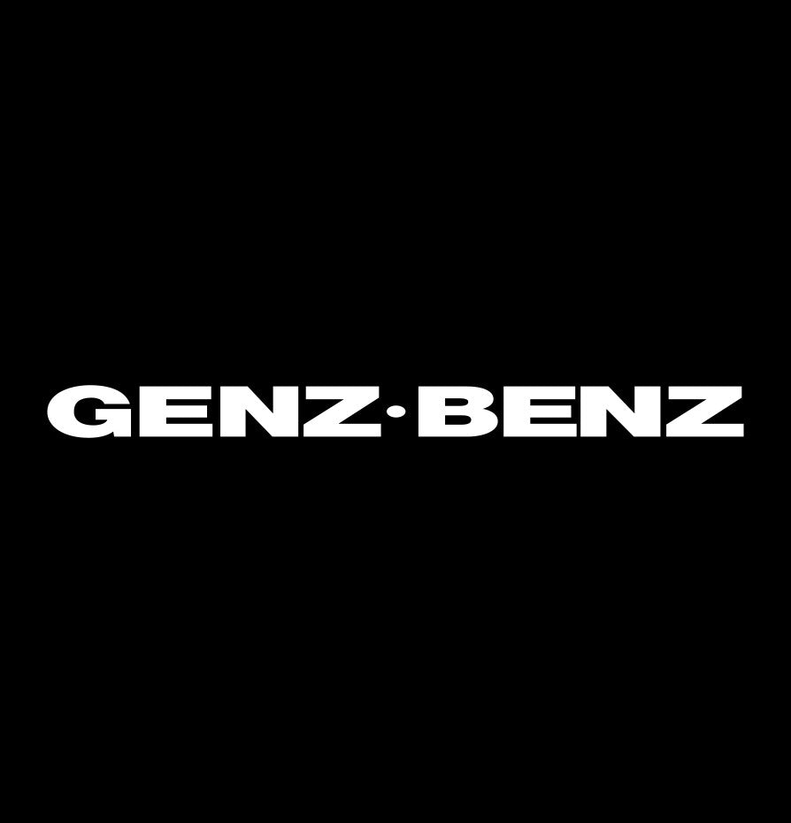 Genz Benz decal, music instrument decal, car decal sticker