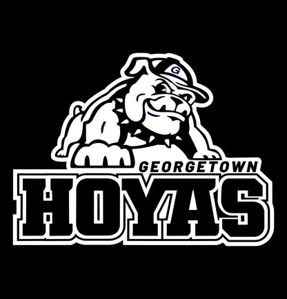 Georgetown Hoyas decal, car decal sticker, college football