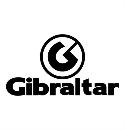 Gibraltar Hardware decal, music instrument decal, car decal sticker