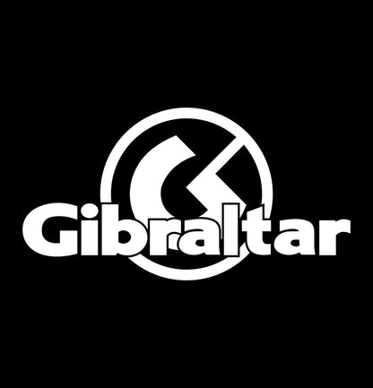 Gibraltar Hardware decal, music instrument decal, car decal sticker