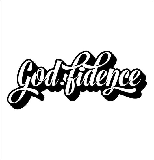 Godfidence decal